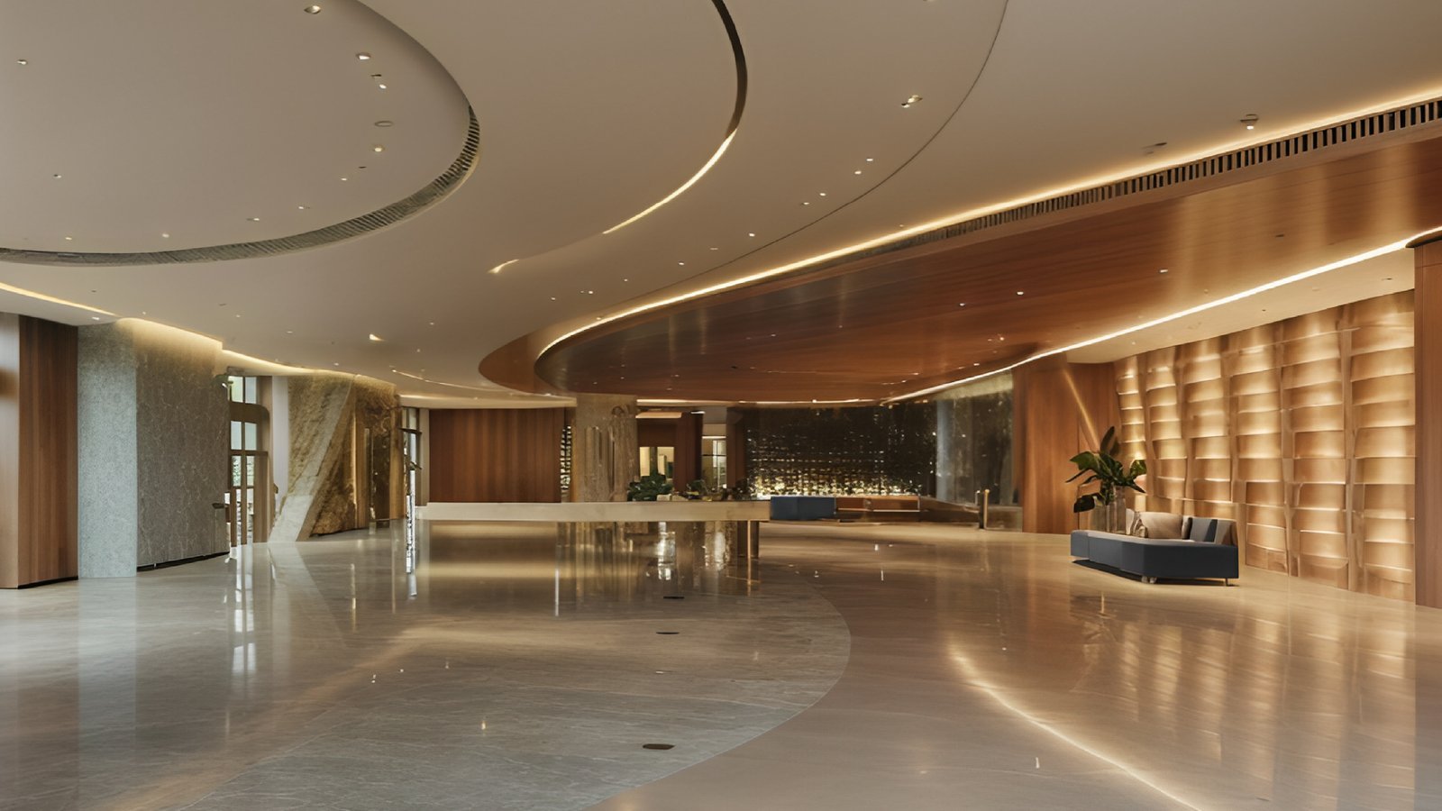 Lobby and lounge