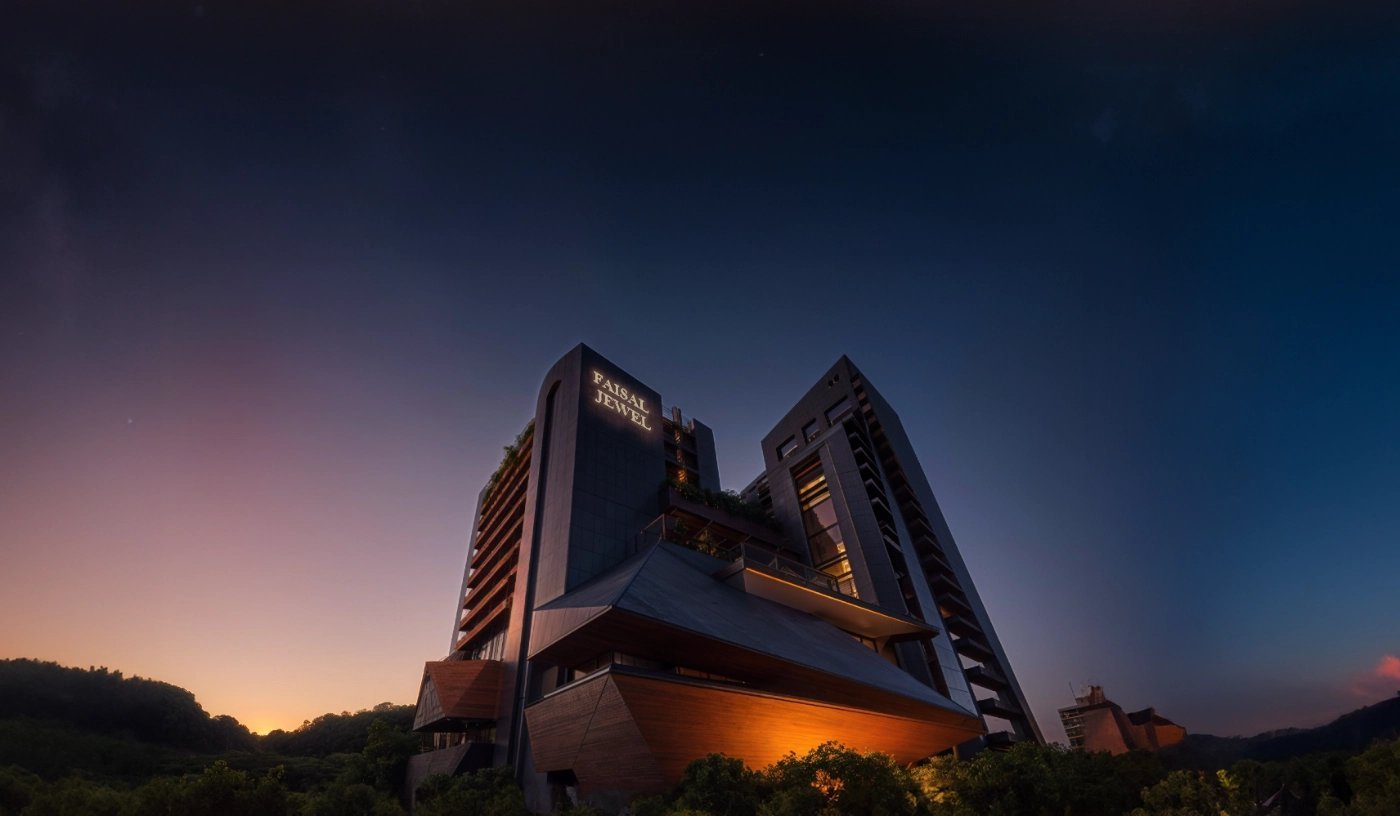 Faisal Jewel at dusk